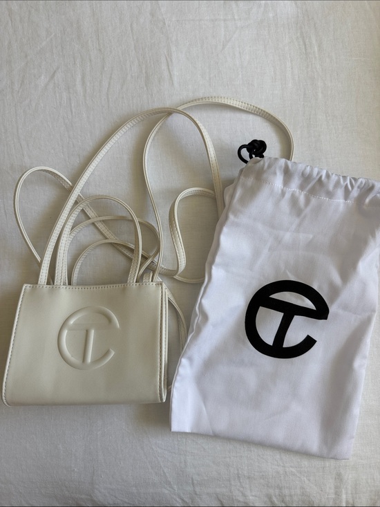 Telfar Handbags - Small white telfar crossbody
